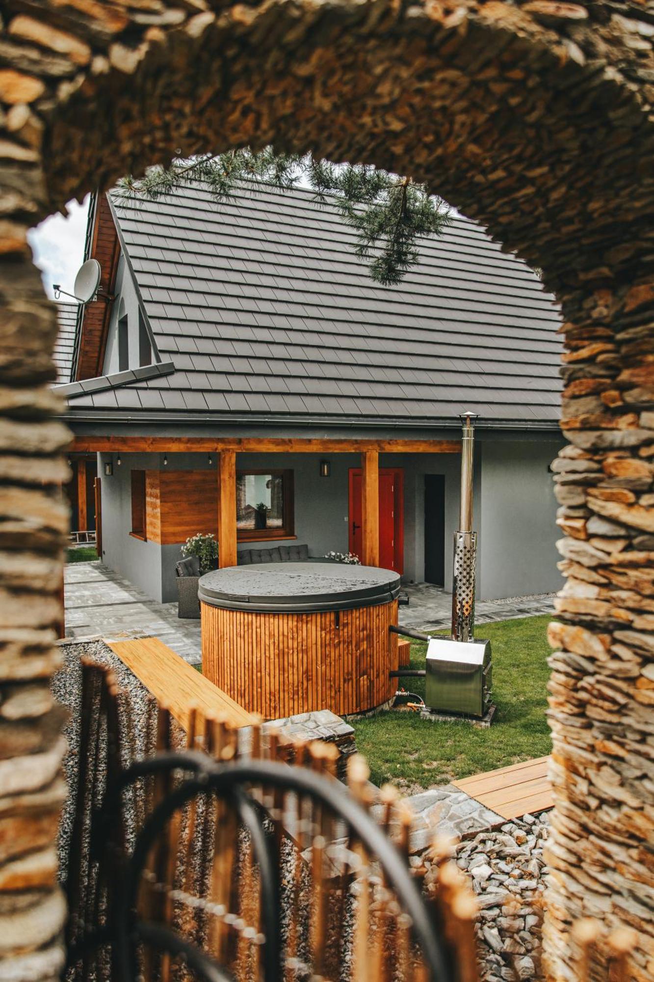 Skrzaci Zakatek - Domek Z Prywatna Balia Z Jacuzzi Строне-Слёнске Экстерьер фото
